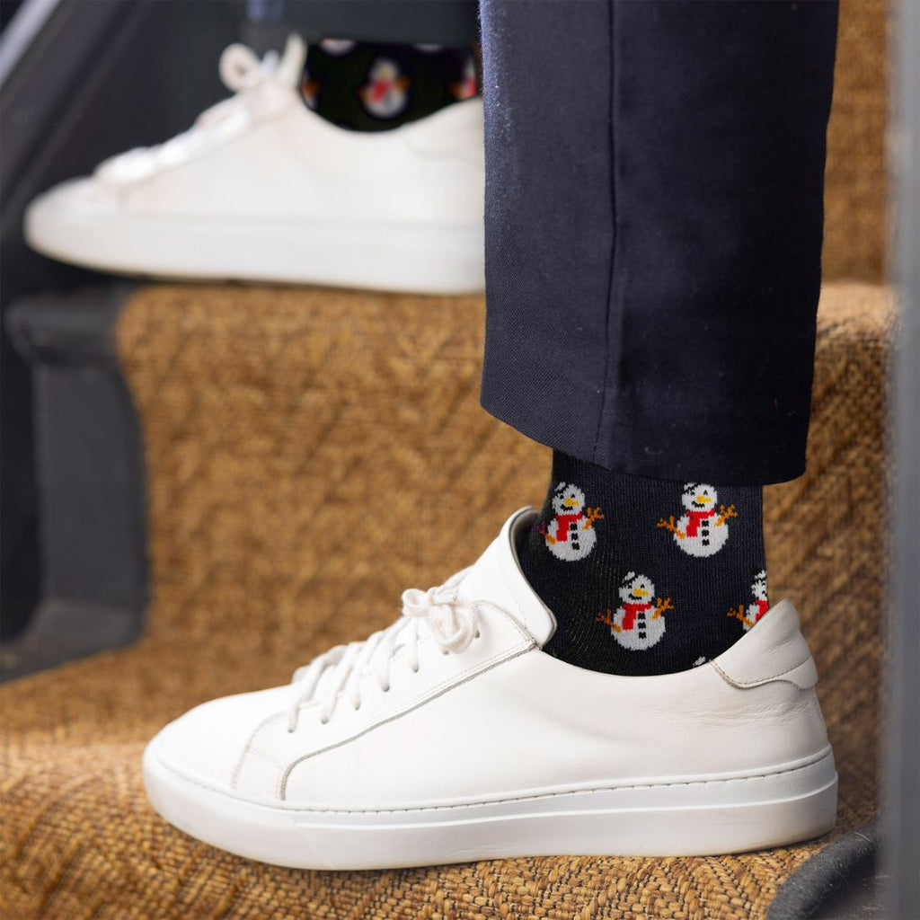 Snowman Bamboo Socks